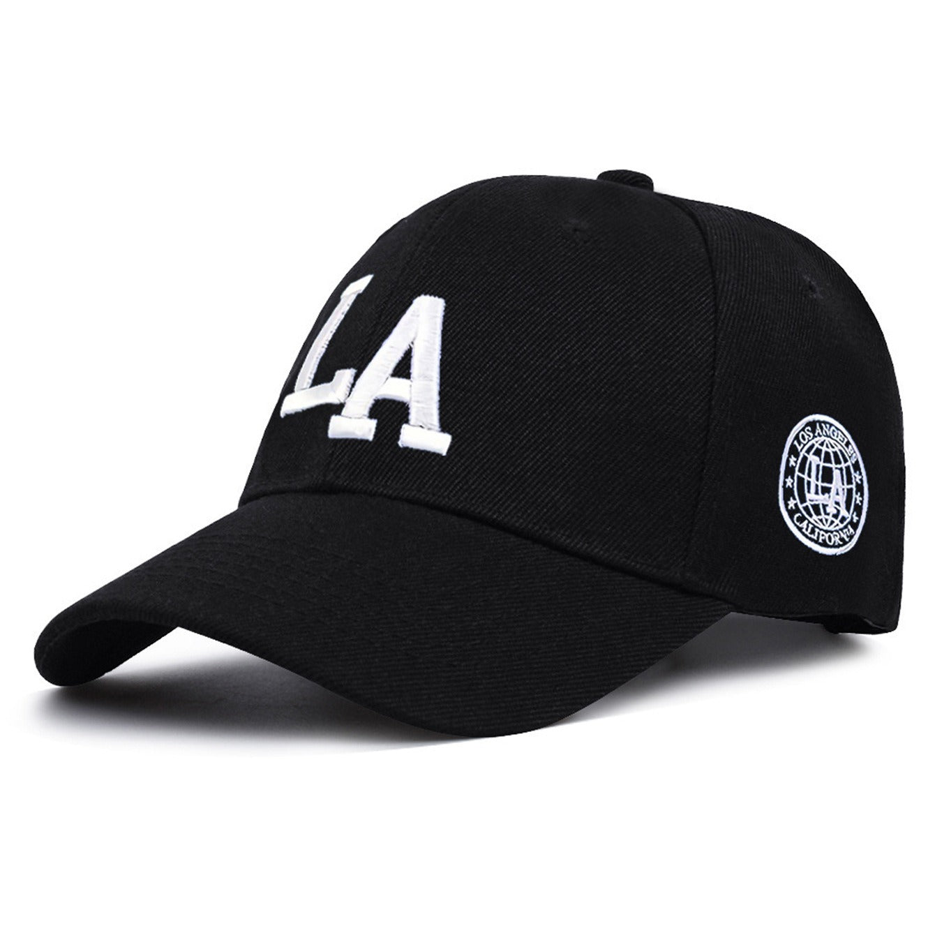 3D Embroidered LA Baseball Hats for Men and Women - Outdoor Sunscreen Hard Top Duck Tongue Hats