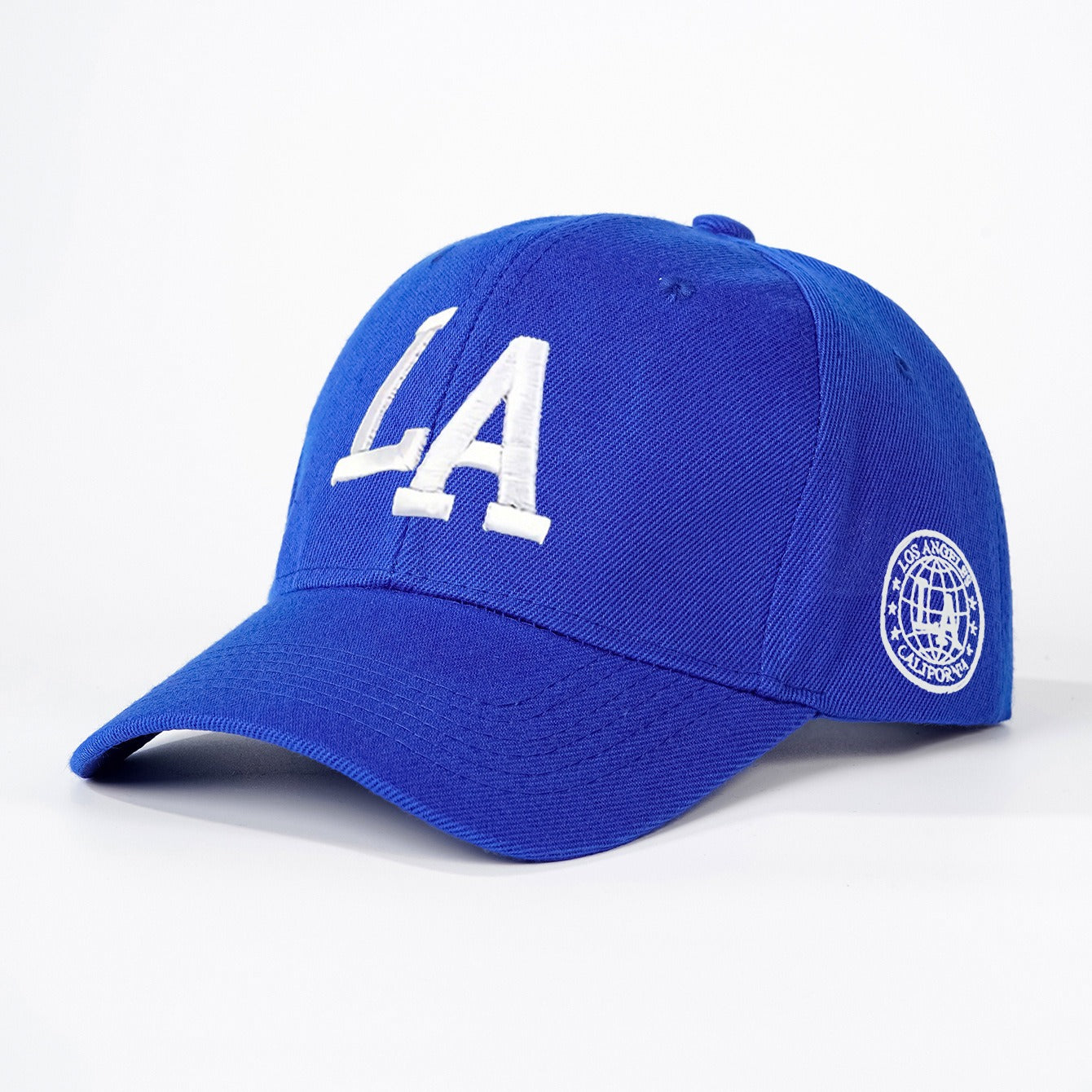 3D Embroidered LA Baseball Hats for Men and Women - Outdoor Sunscreen Hard Top Duck Tongue Hats