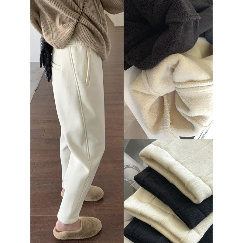 Winter Women's Warm Plush Pants