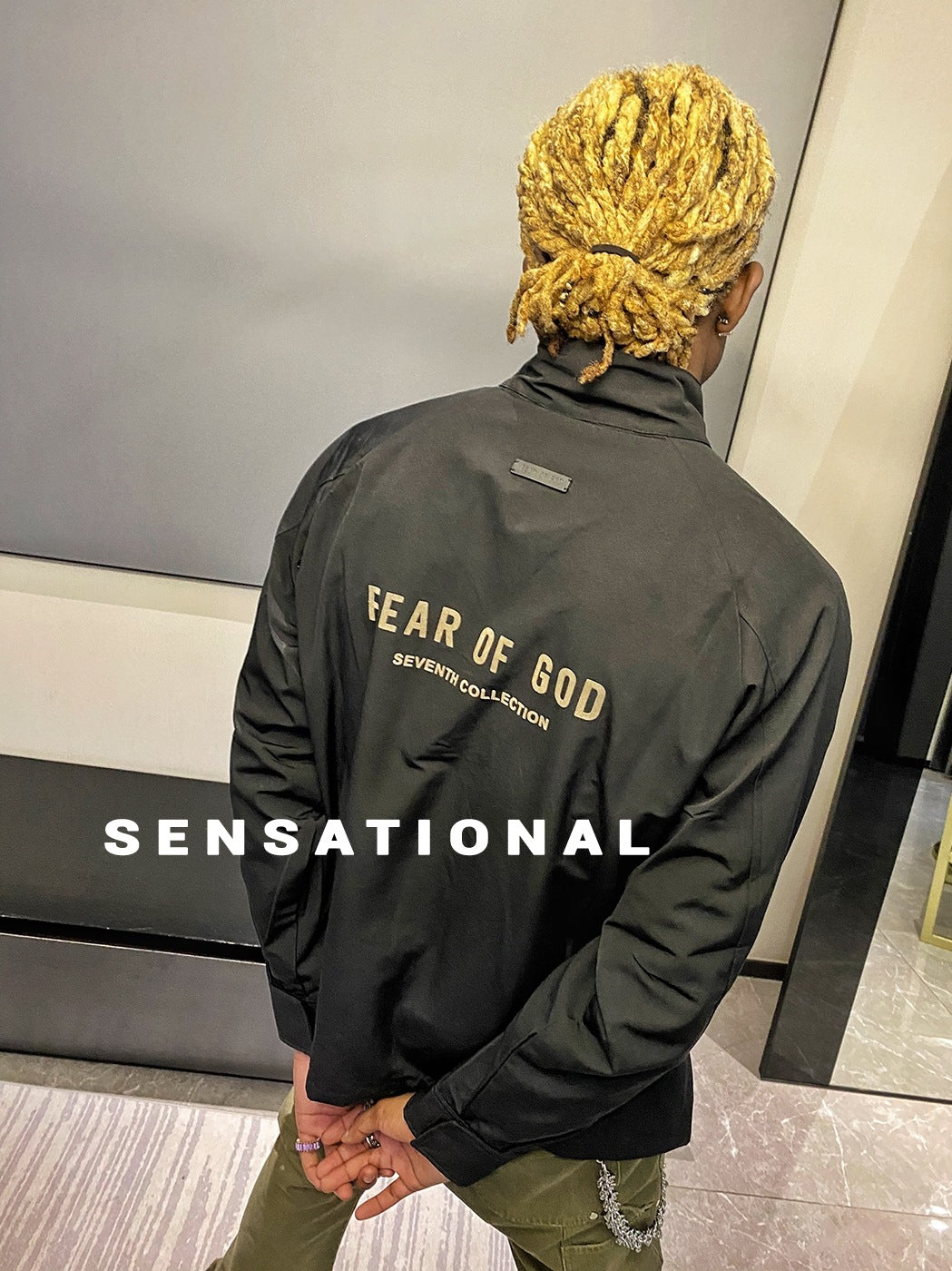 FEAR OF GOD FOG Main Line Season 7 High Street Flocking Jacket