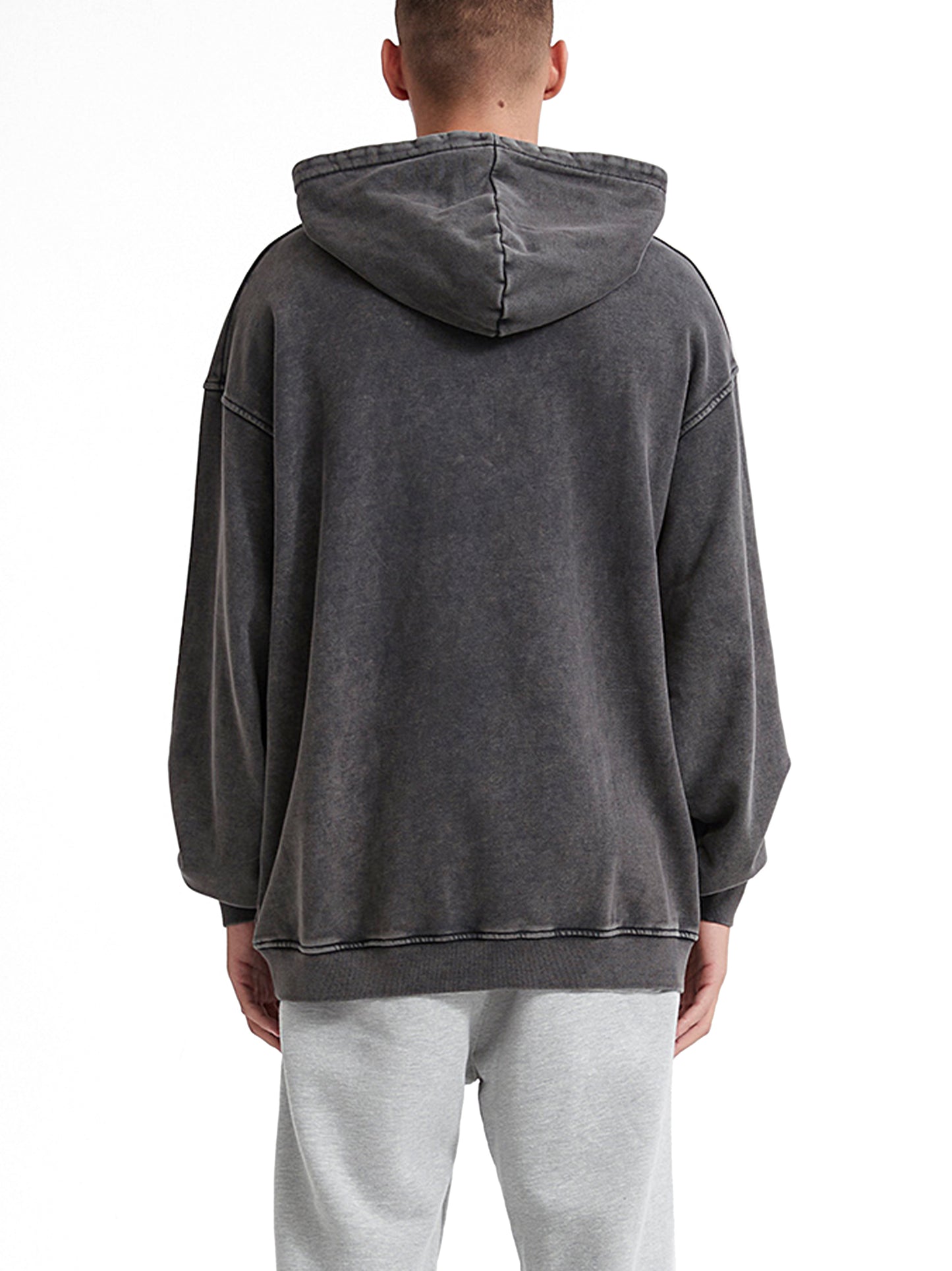 Acid Wash Oversize Hoodie